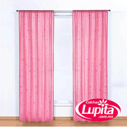 JUEGO DE CORTINAS ROSY  (Elefantito)